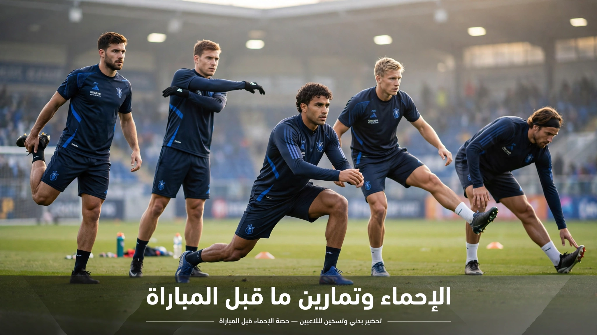 الإحماء وتمارين ما قبل المباراة